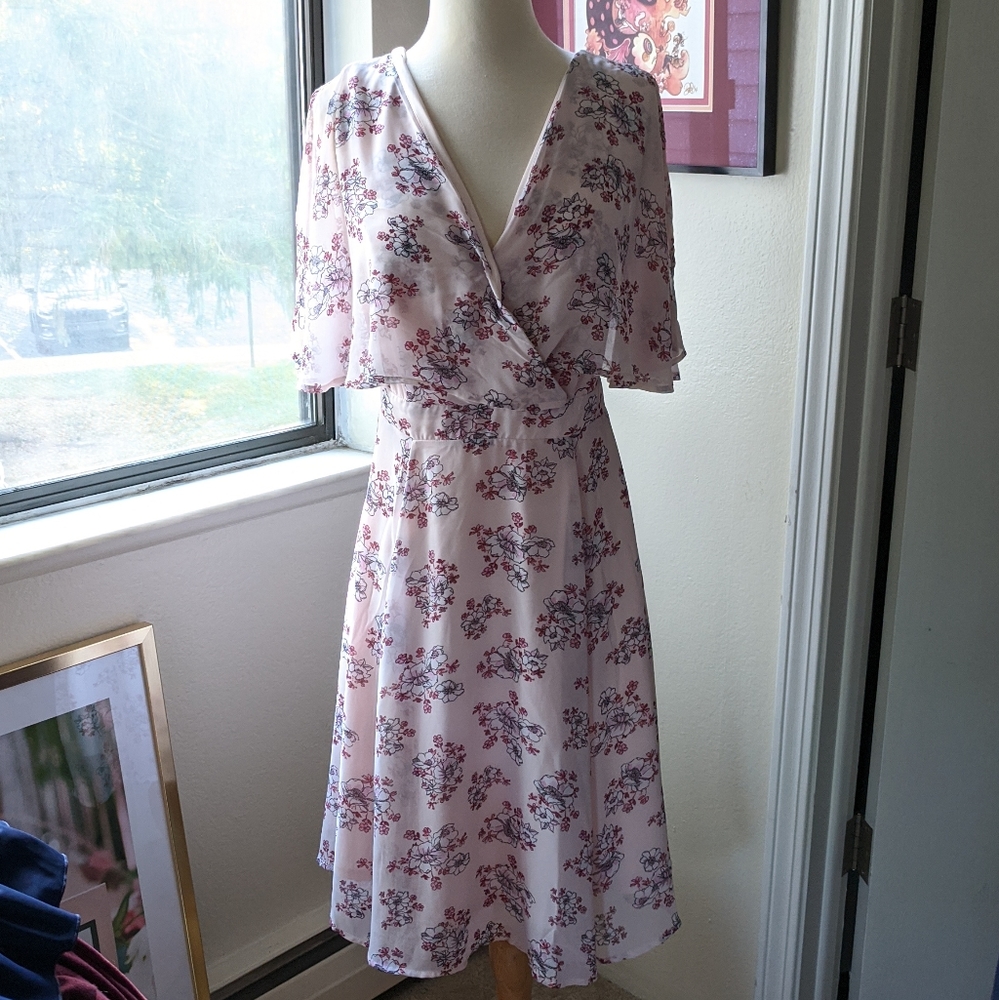Pink Floral Dress